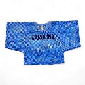 UNC Carolina Tarheels 80s Vintage Cropped Mesh Football Jersey Small
